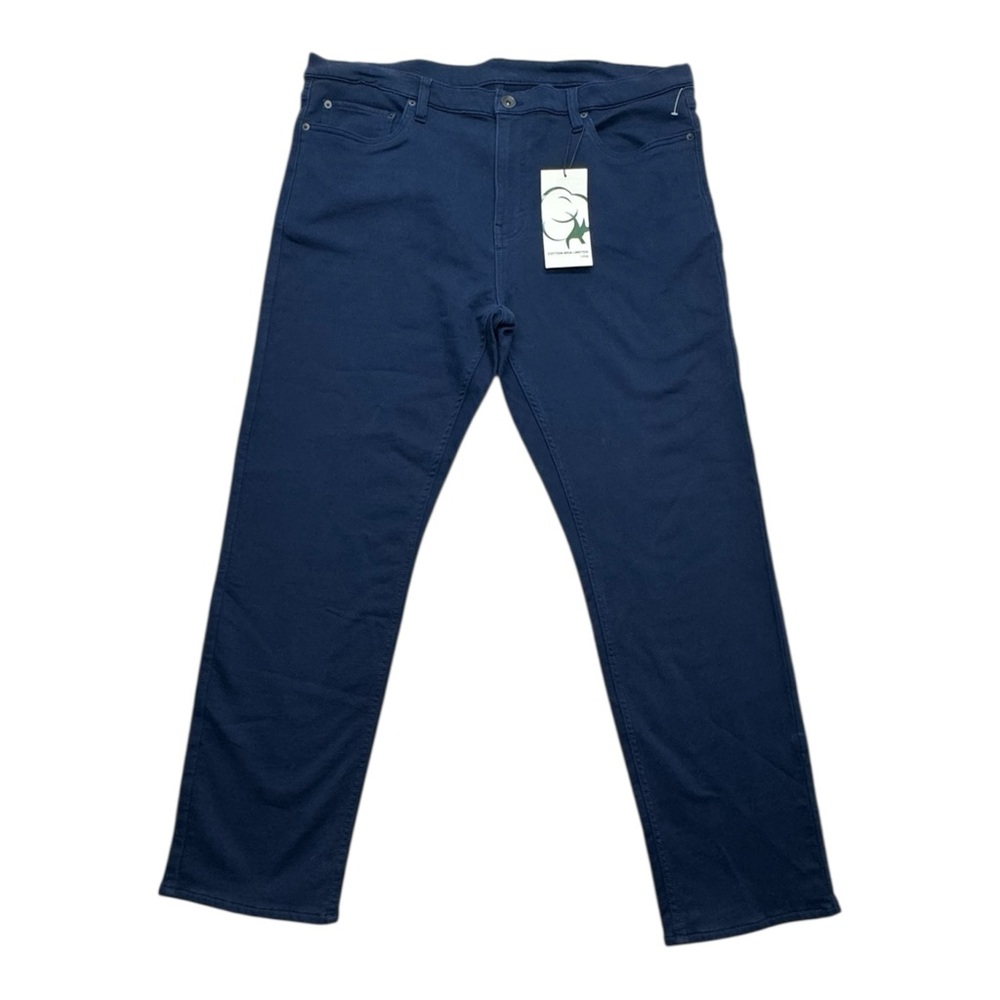 Cotton Web Limited Straight Leg Pants Size 40/32 Travelers Pant Blue Sample